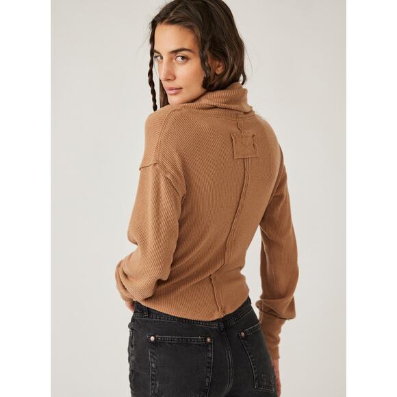 Free People Hold Me Close V-Neck Wrap Boho Pullover Top Sweater Size Small - Picture 10 of 11